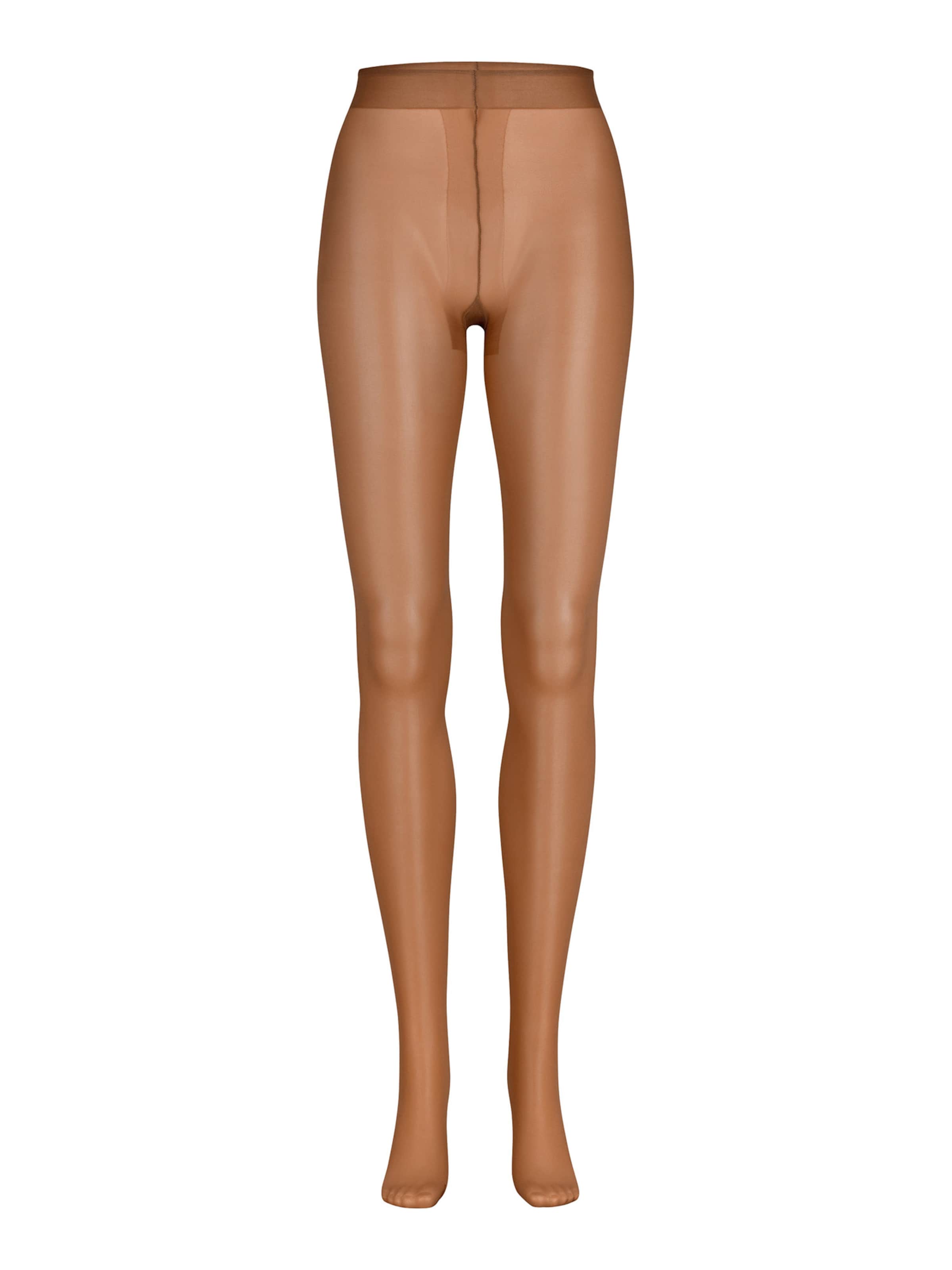 Nur Die Fine tights 'Hello Sunshine' in Beige: front