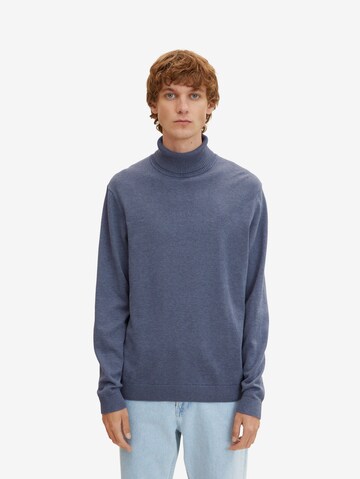 TOM TAILOR Sweater in Blue: front