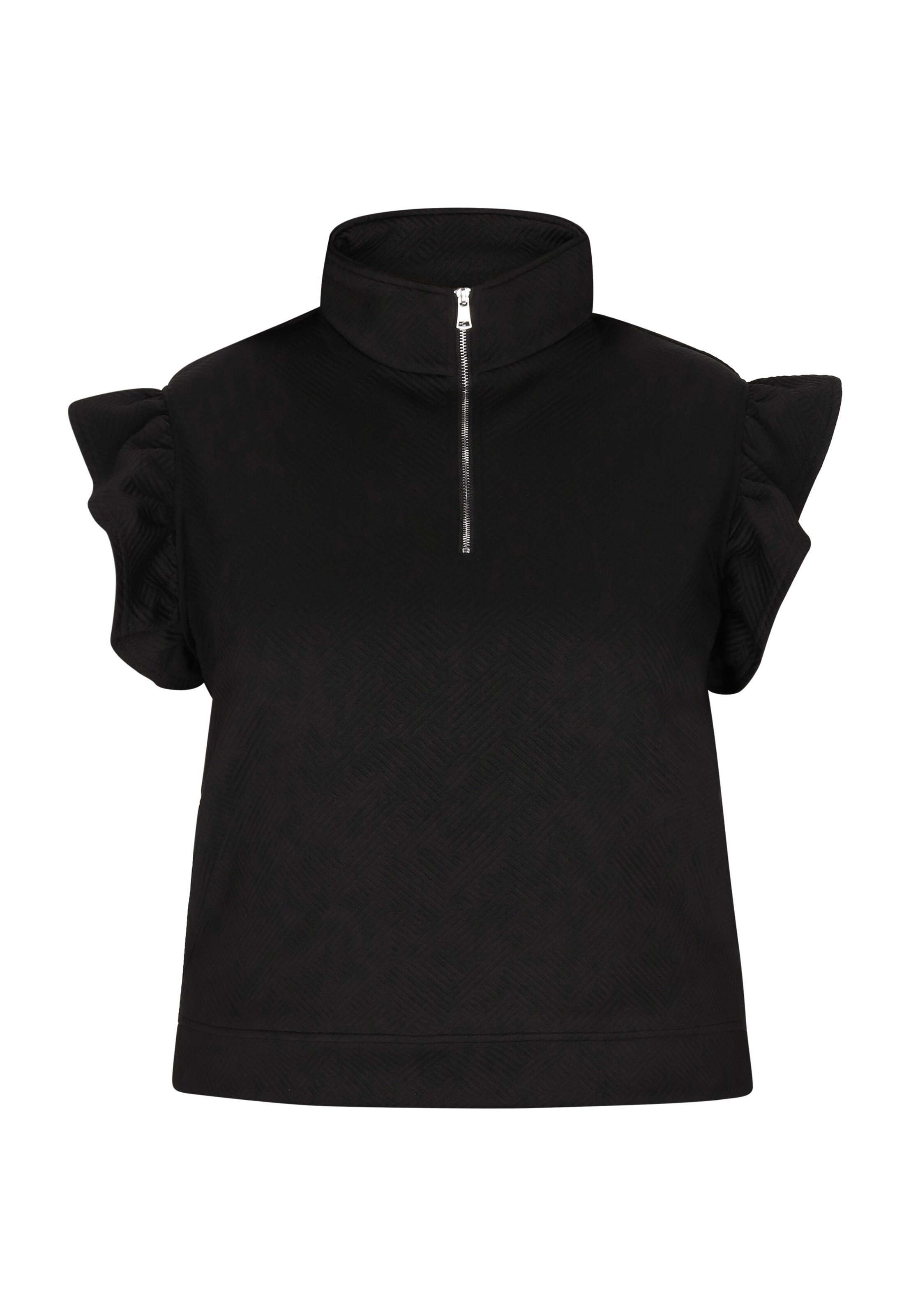 faina Shirt in Schwarz: Vorderseite