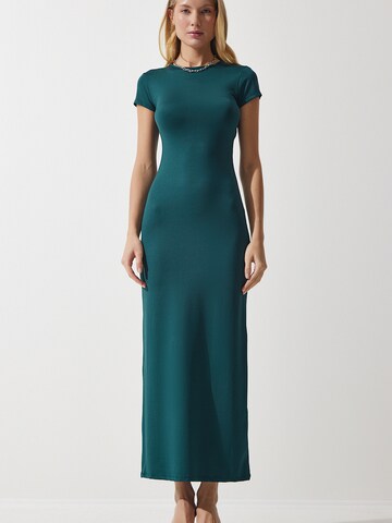 Happiness İstanbul Šaty - Zelená: predná strana