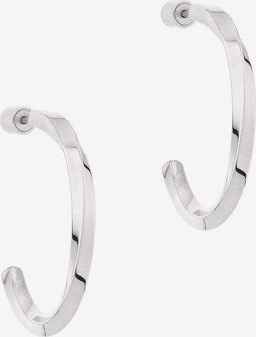 Boucles d'oreilles Liebeskind Berlin en argent : devant