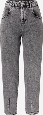 Dorothy Perkins Jeans 'Barrel' in Grijs: voorkant