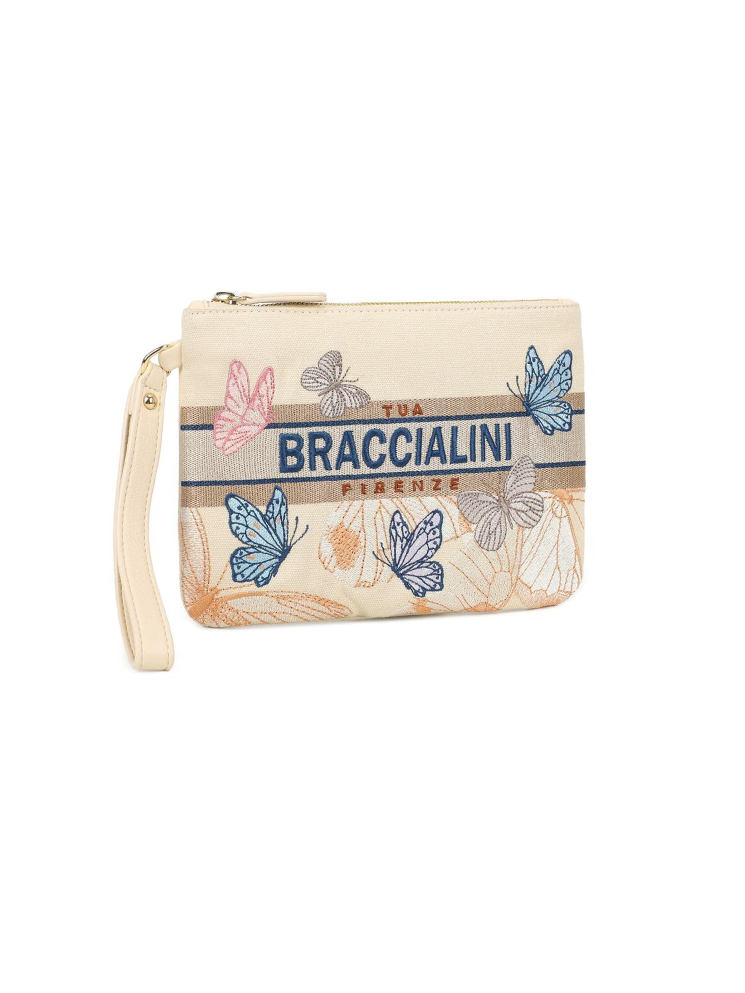 Poche ventrale 'Milly' Braccialini en beige