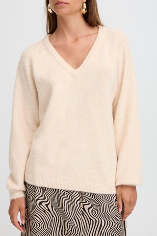 Pull-over 'BYOMEA' b.young en beige