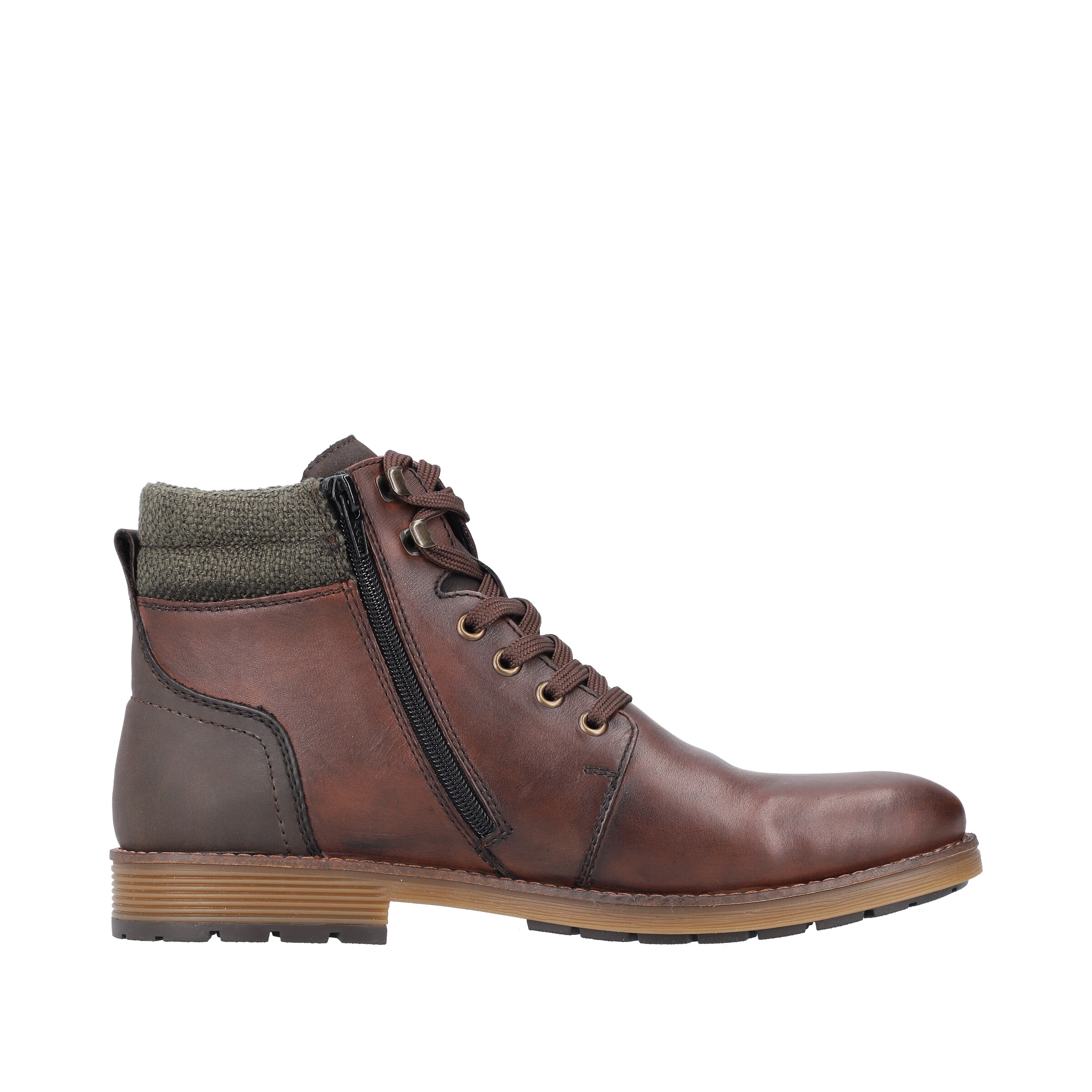 Bottines à lacets Rieker en marron