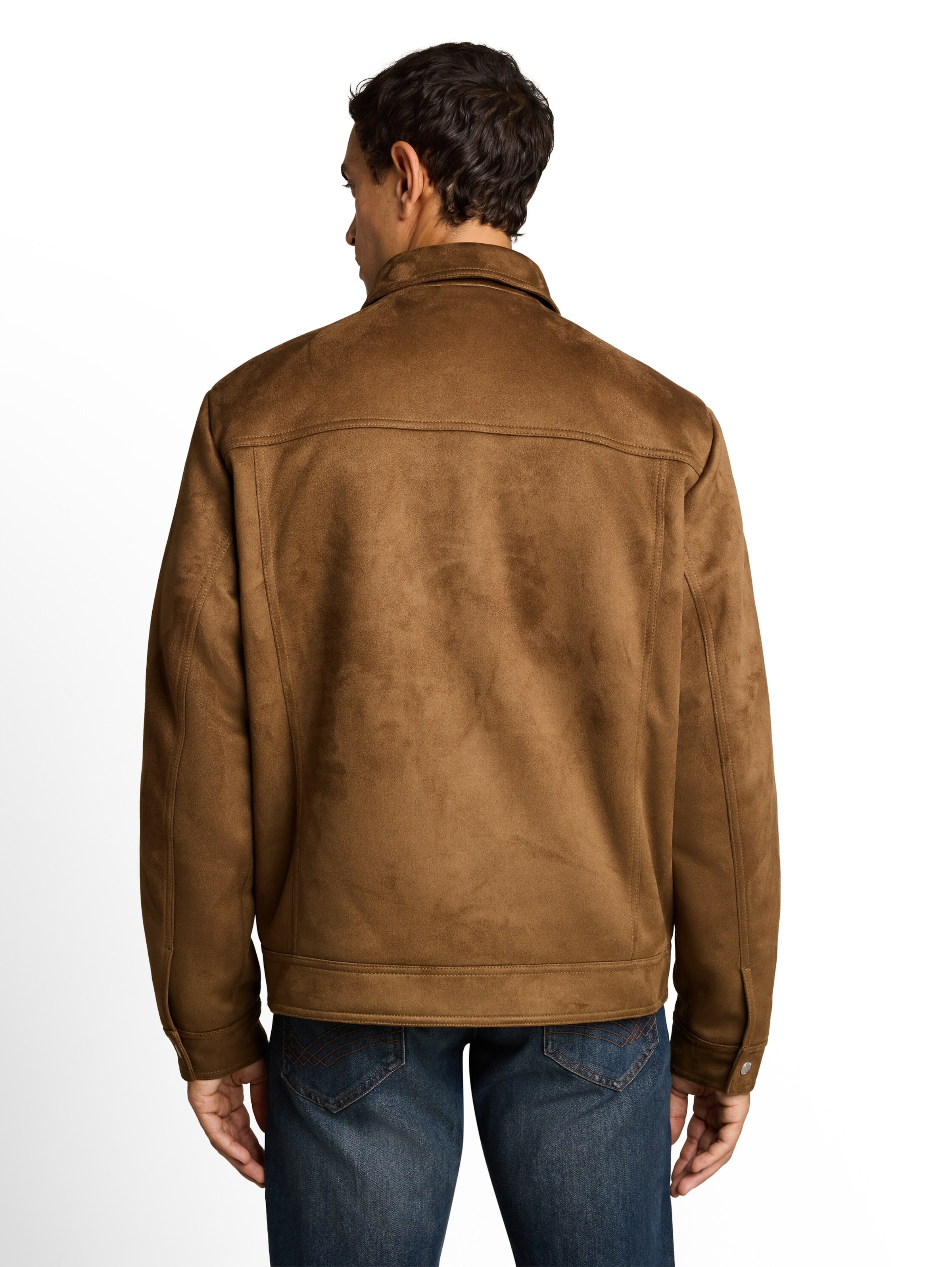 TOM TAILOR - Chaqueta de entretiempo en marrón