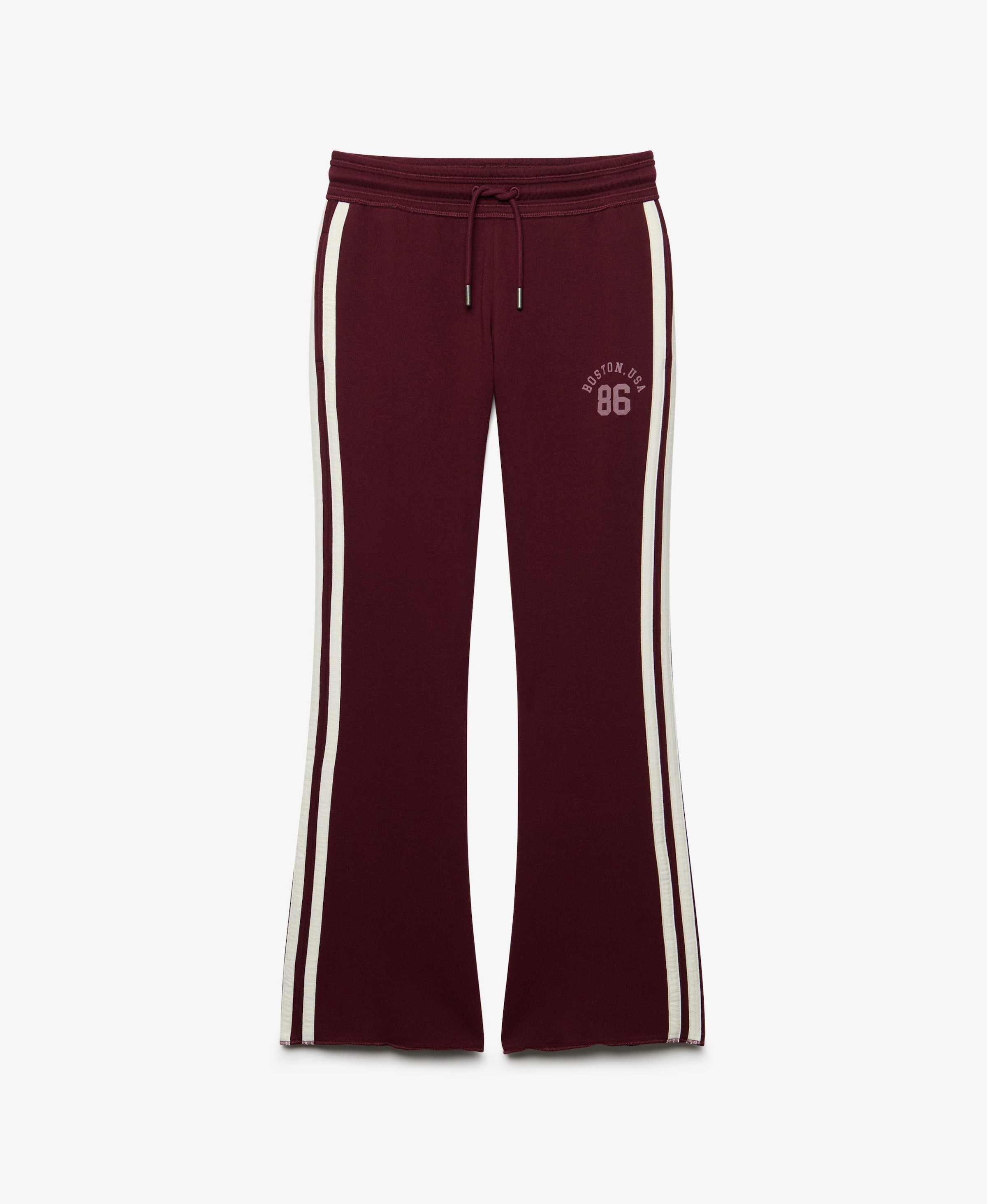 Superdry & Co Flared Broek 'Athletic Essentials' in Rood