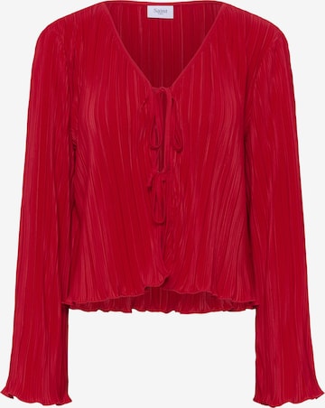 SAINT TROPEZ - Cárdigan en rojo: frente
