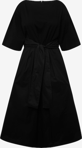 Robe Ulla Popken en noir : devant