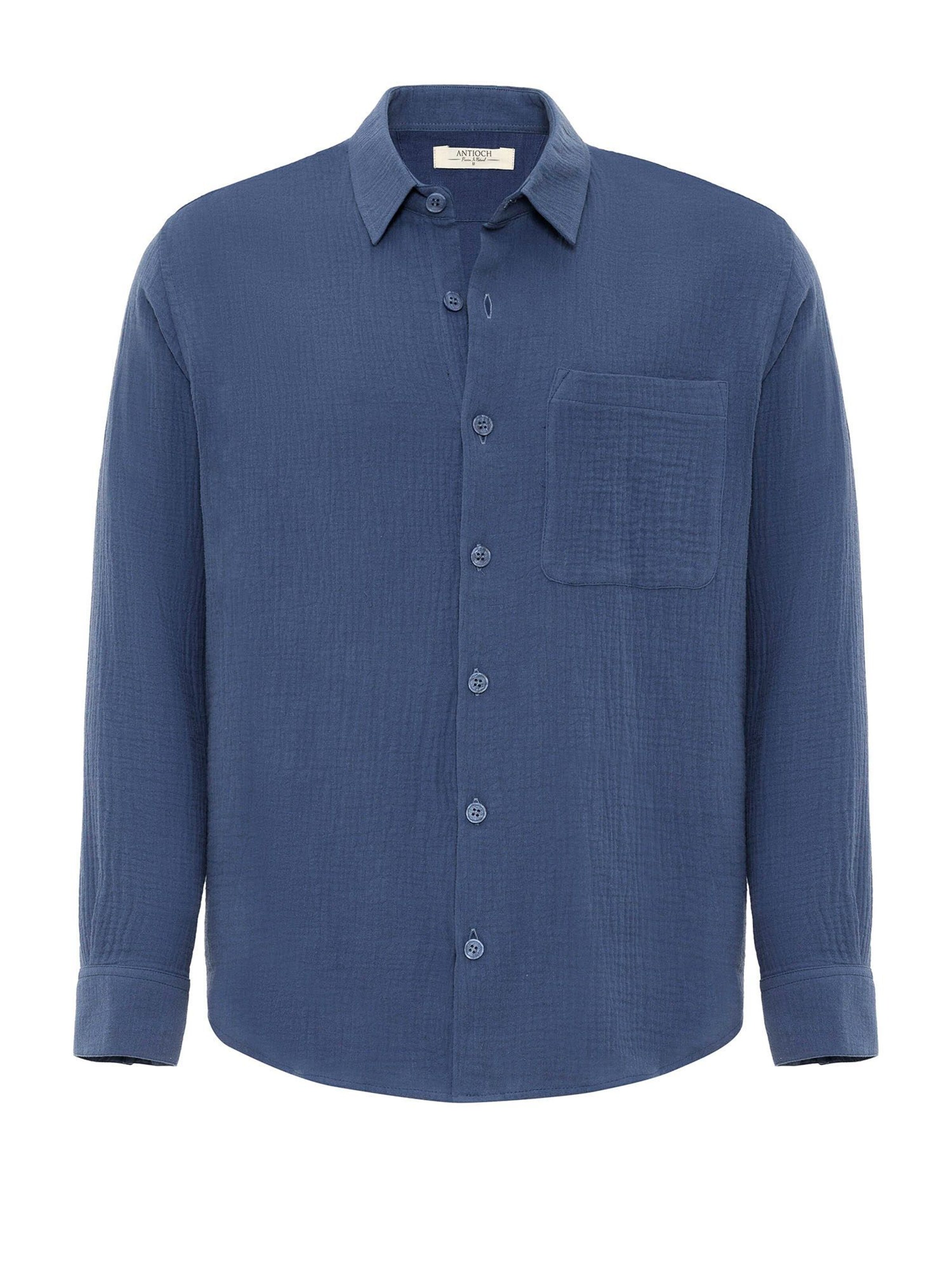 Antioch Košile – modrá: přední strana