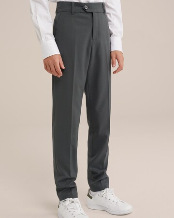 WE Fashion - Slimfit Pantalón 'Jongens' en verde