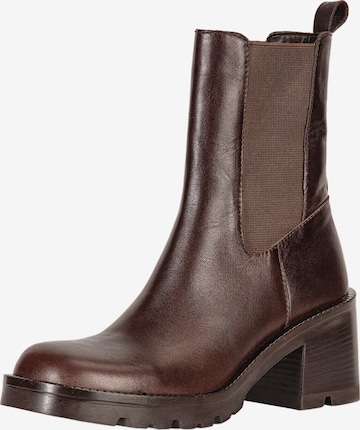 INUOVO Chelsea Boots in Brown: front