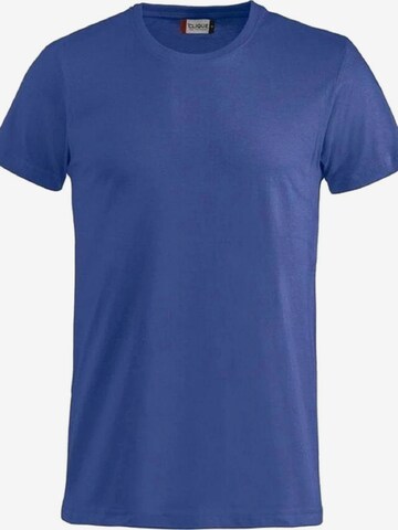 Clique Shirt '5-Pack Clique Basic T-Shirt 100% Katoen Blauw' in Blauw: voorkant