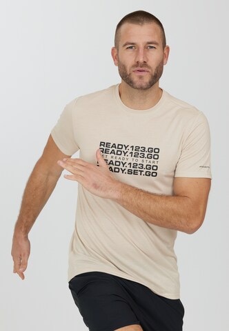 ENDURANCE Funkční tričko 'Paikaer' – béžová: přední strana