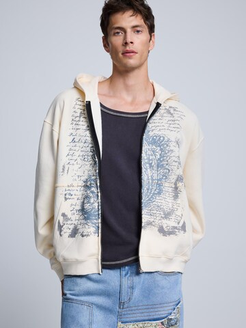 Desigual Mikina – bílá: přední strana