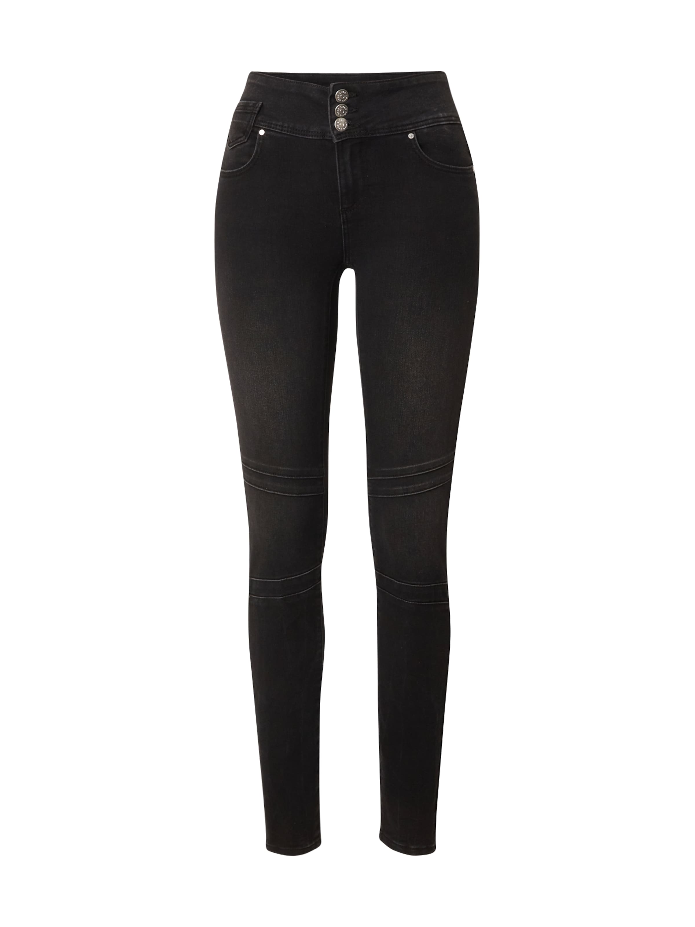 juoda ONLY Prigludęs Džinsai 'Daisy': priekis