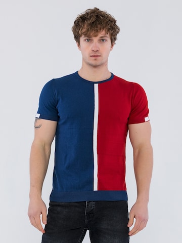 T-Shirt 'Jaxson' Felix Hardy en bleu : devant