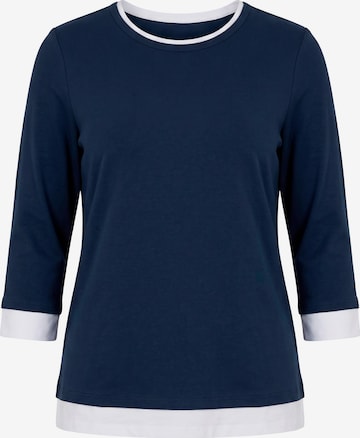 Ulla Popken Shirt in Blau: Vorderseite