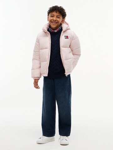 TOMMY HILFIGER Winter jacket 'Heritage' in Pink