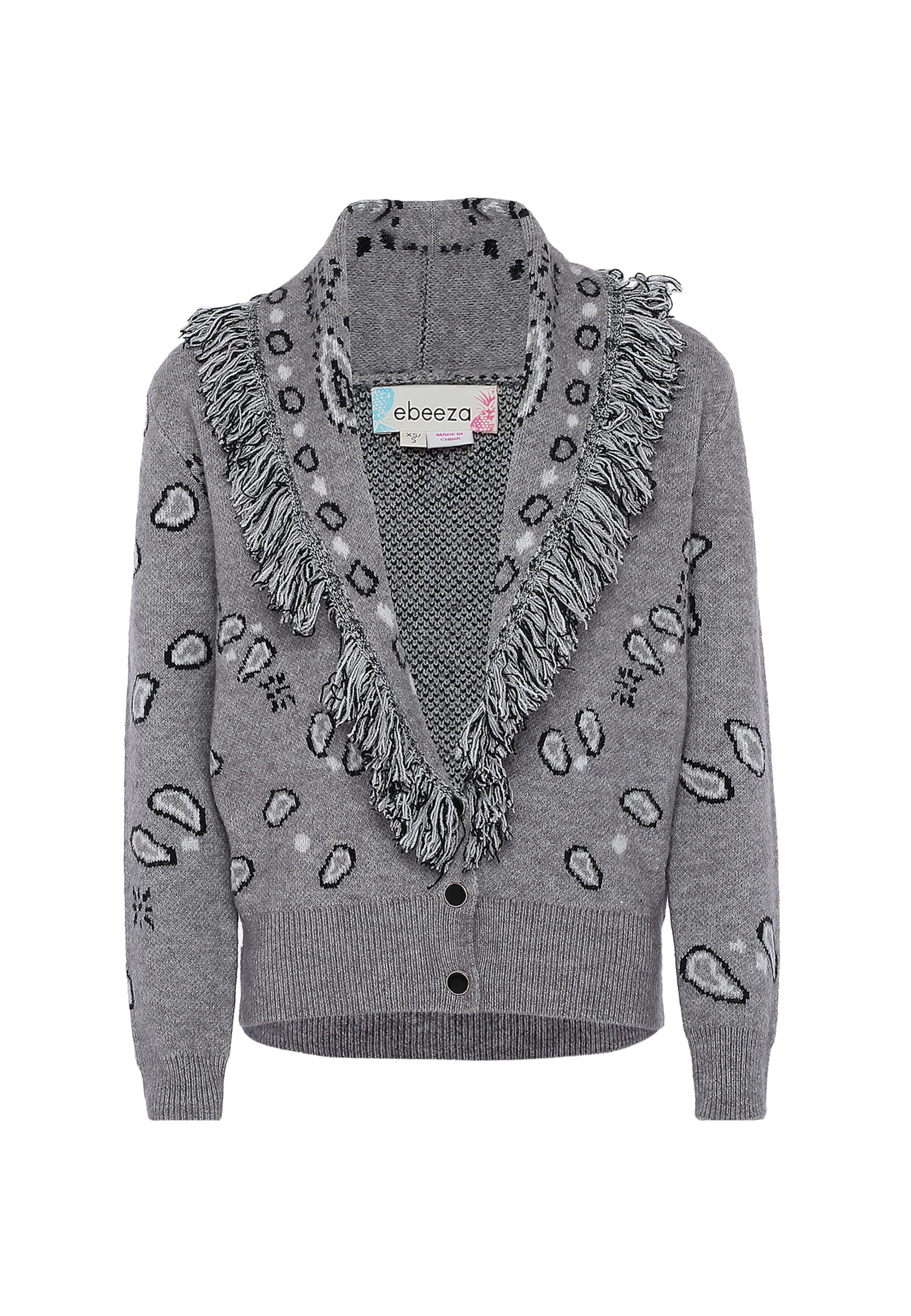 ebeeza Kampsun, värv hall: eest vaates