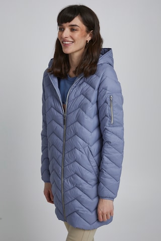 Fransa Winter Coat in Blue: front