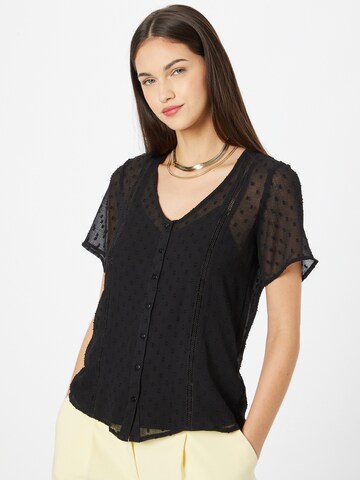 Camicia da donna 'Larina' di ABOUT YOU in nero: frontale