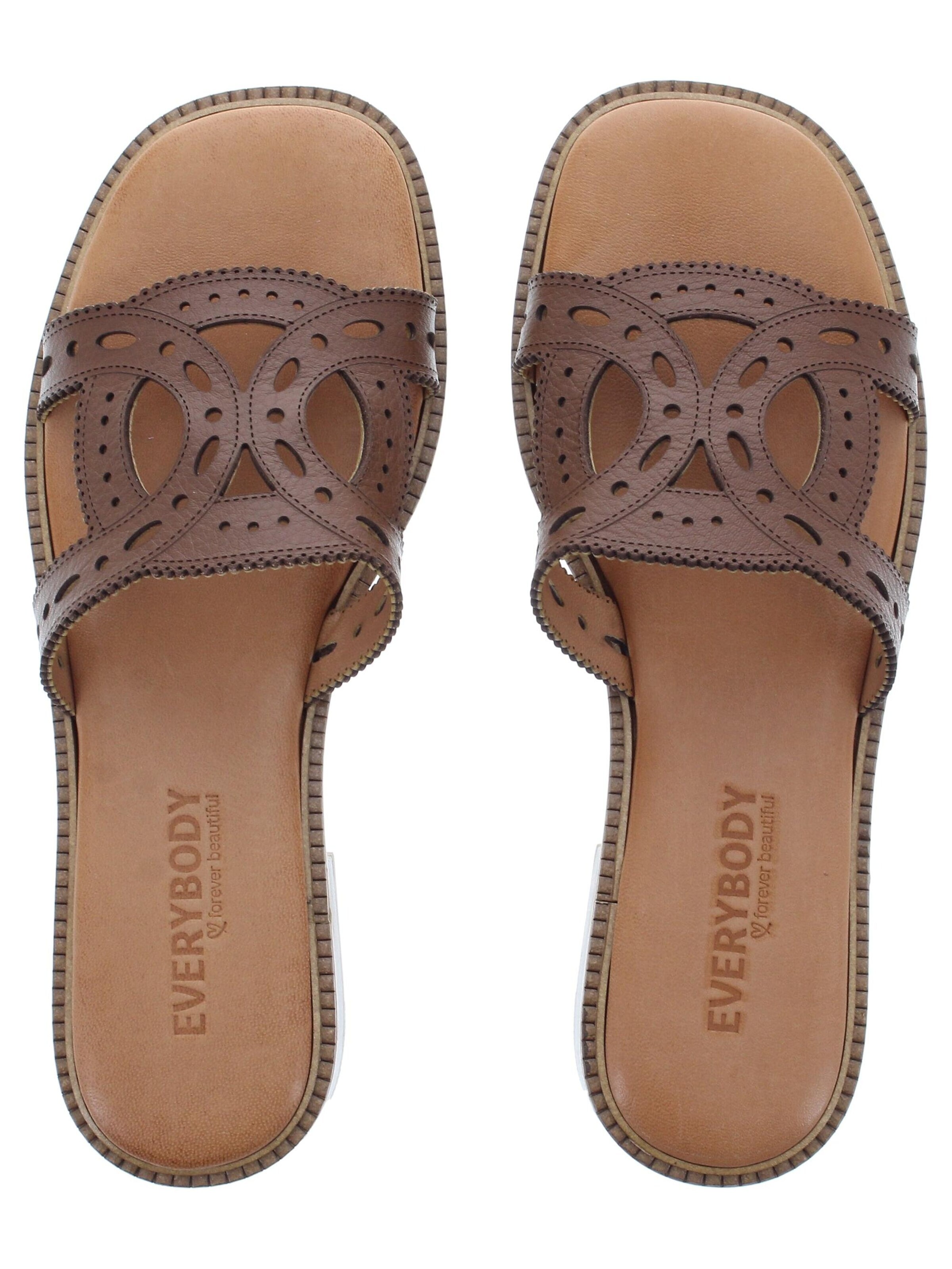 Everybody Sandals 'VIVIANA - Lasercut' in Brown