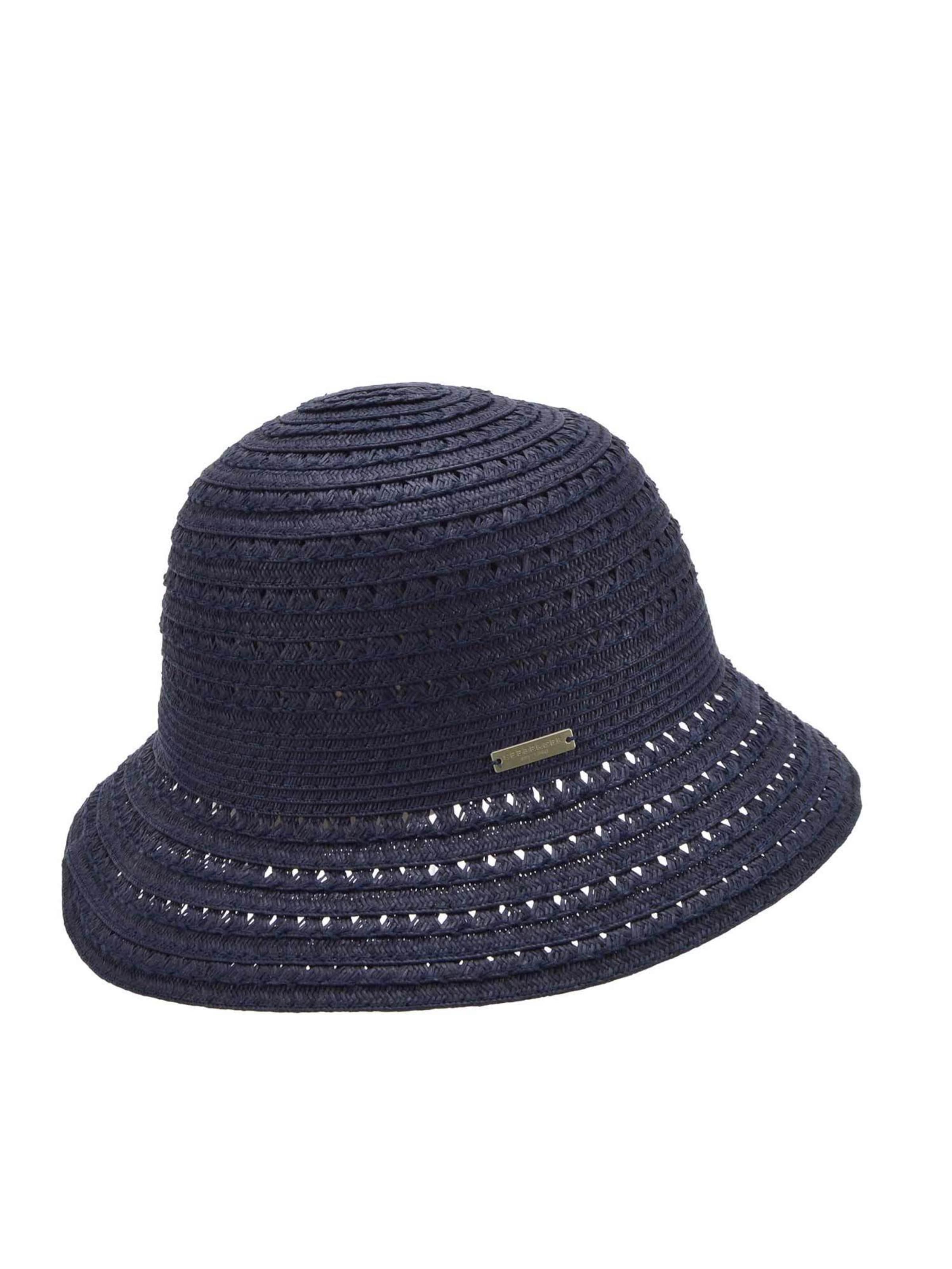 Seeberger Hat 'Hut' in Blue: front