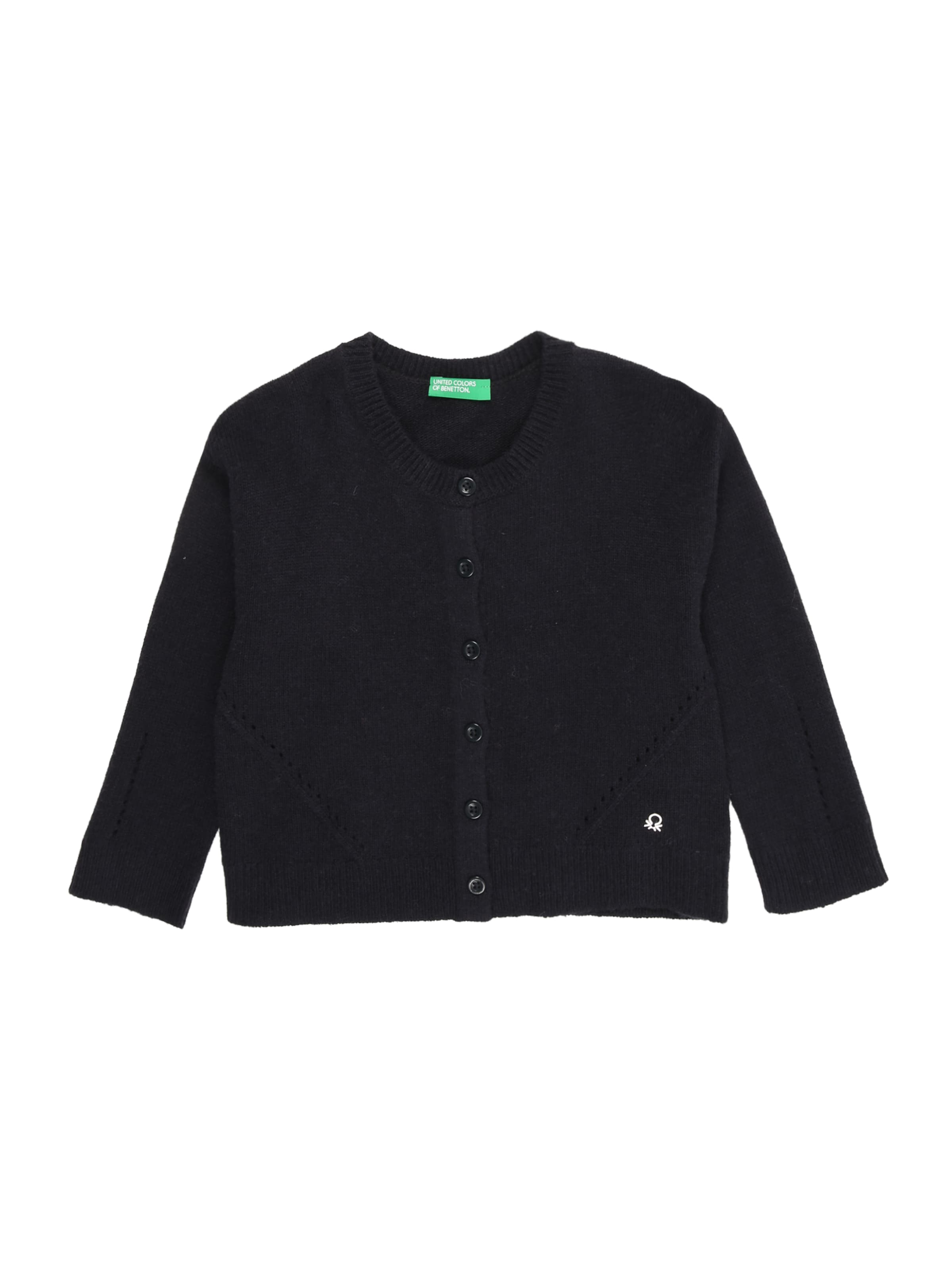 Geacă tricotată de la UNITED COLORS OF BENETTON pe albastru: față