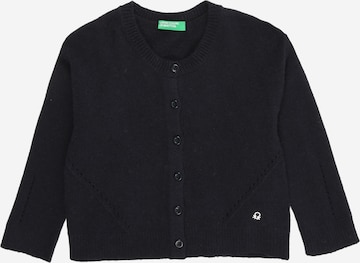 UNITED COLORS OF BENETTON Вязаная кофта в Синий: спереди