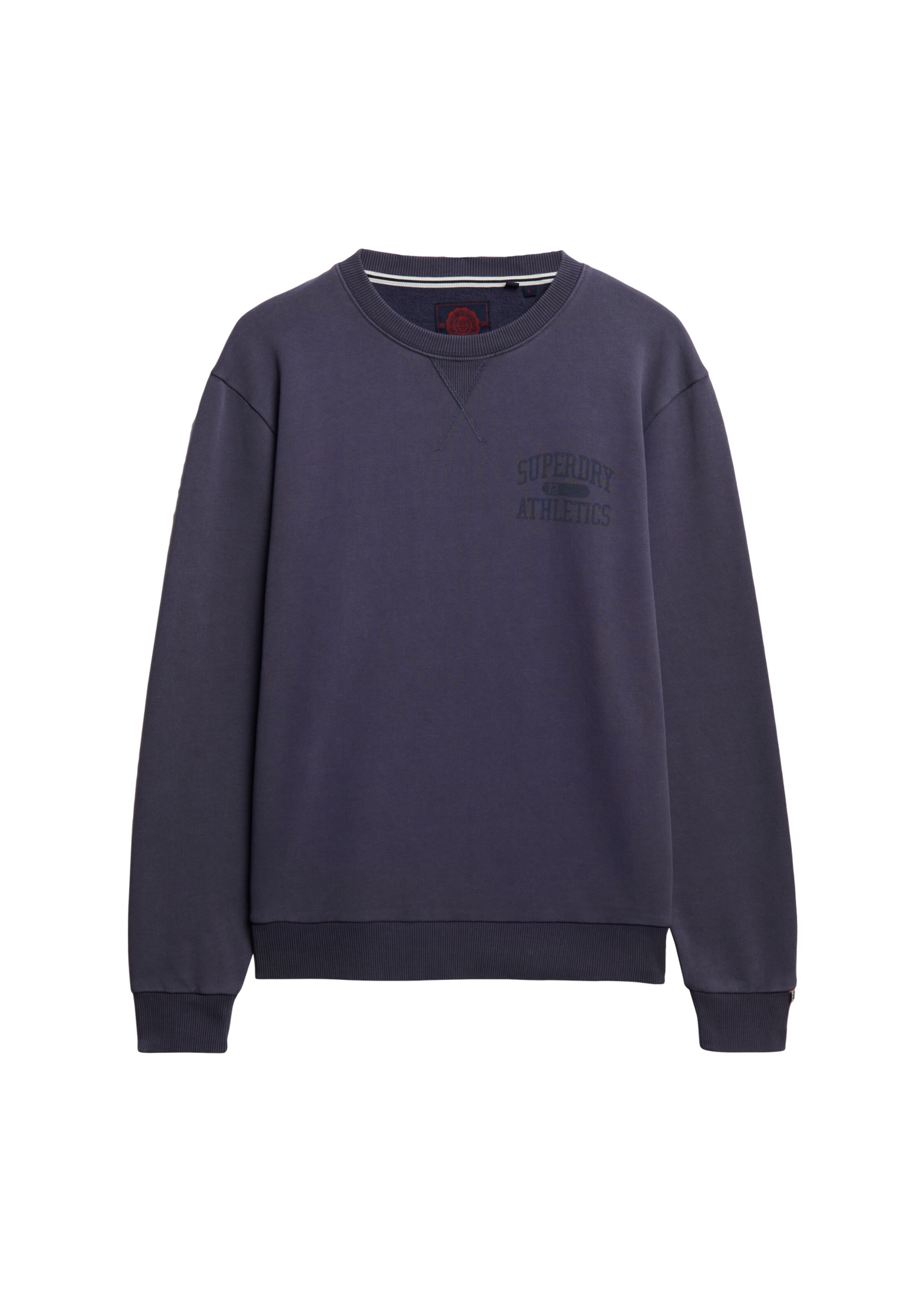 Superdry Sweatshirt 'Athletic Essentials' in Blauw: voorkant