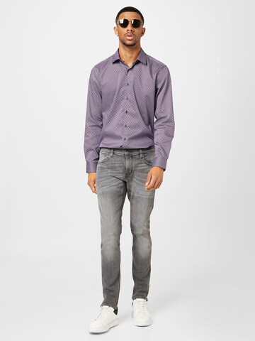 sarkans ETERNA Slim fit Krekls