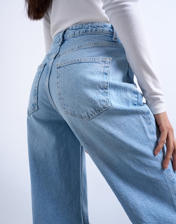 TOPSHOP Bootcut Kavbojke | modra barva