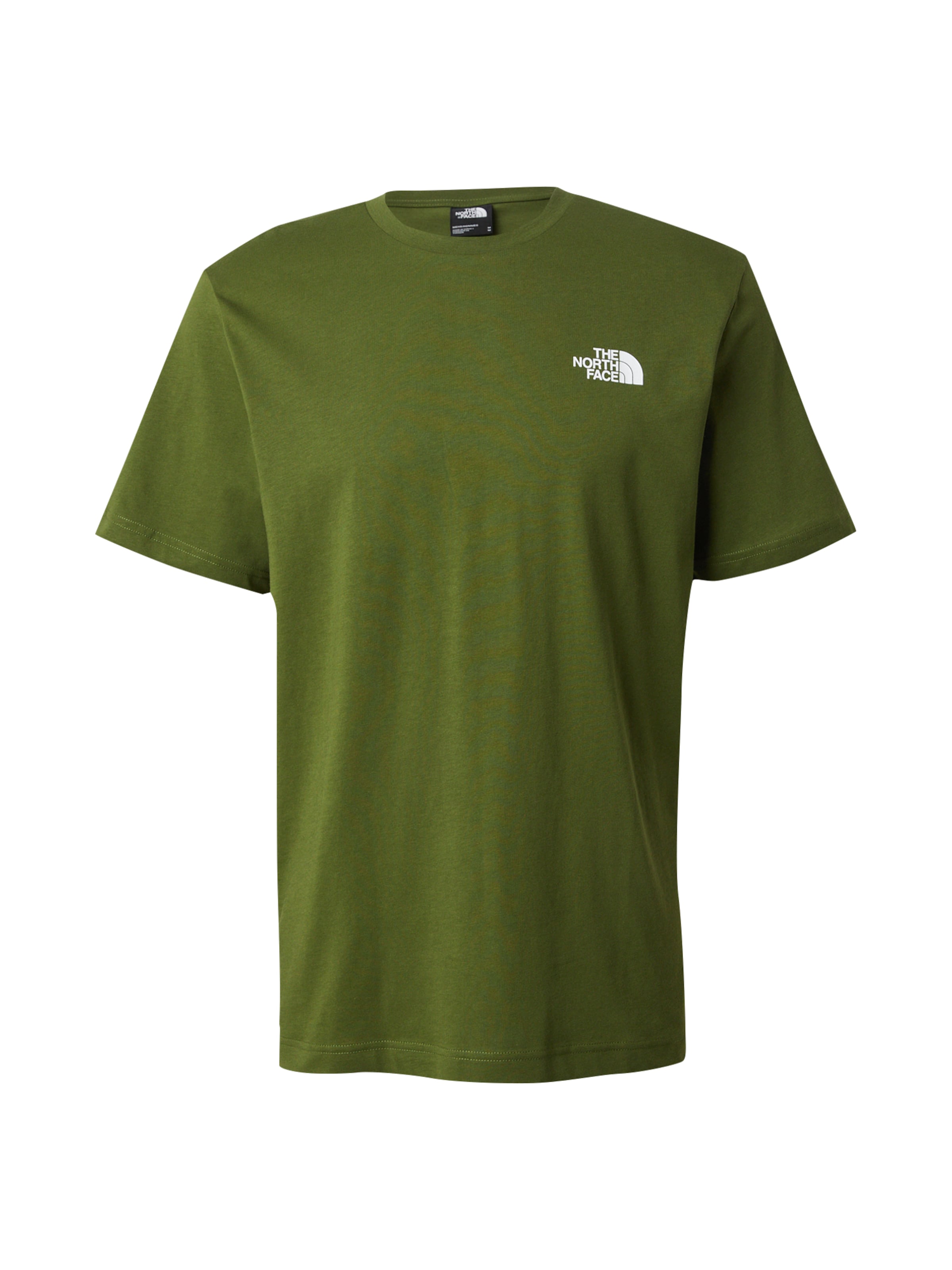 THE NORTH FACE Футболка 'REDBOX' в Зеленый: спереди