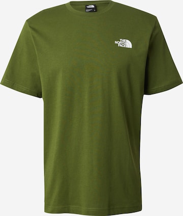 Maglietta 'REDBOX' di THE NORTH FACE in verde: frontale