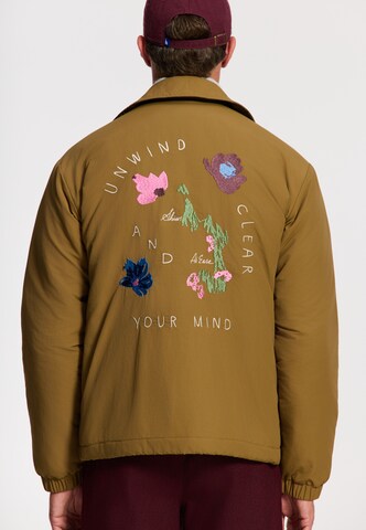 Veste mi-saison Shiwi en marron : devant