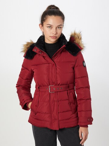 Pepe Jeans Winter jacket in Red: front