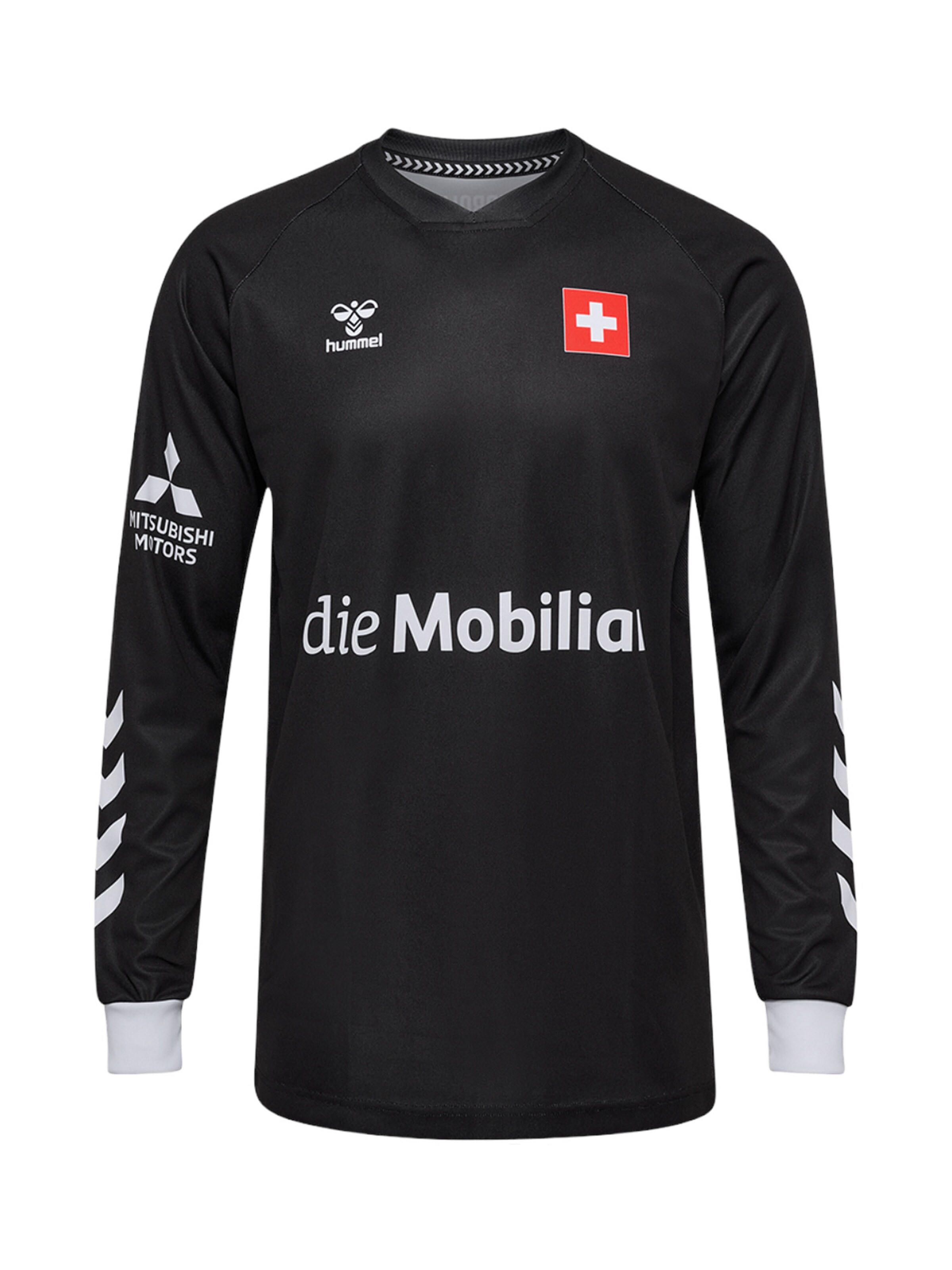 Hummel Trikot in Schwarz: Vorderseite