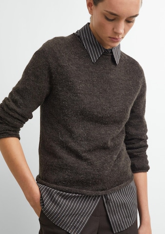 COMMA Pullover in Braun: Vorderseite