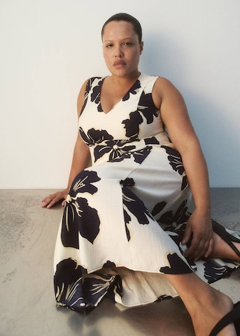 MANGO Dress 'Olimpio' in Beige