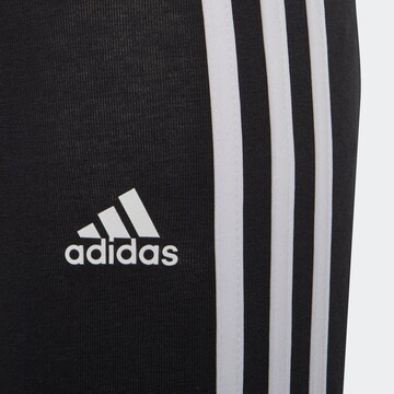 ADIDAS SPORTSWEAR Skinny Sportovní kalhoty 'Essentials 3-Stripes' – černá