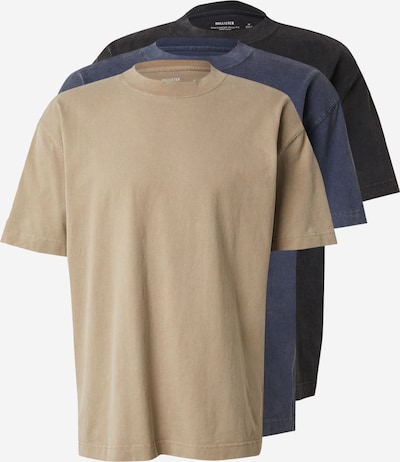 Marškinėliai iš HOLLISTER, spalva – tamsiai mėlyna / šviesiai ruda / juoda, Prekių apžvalga