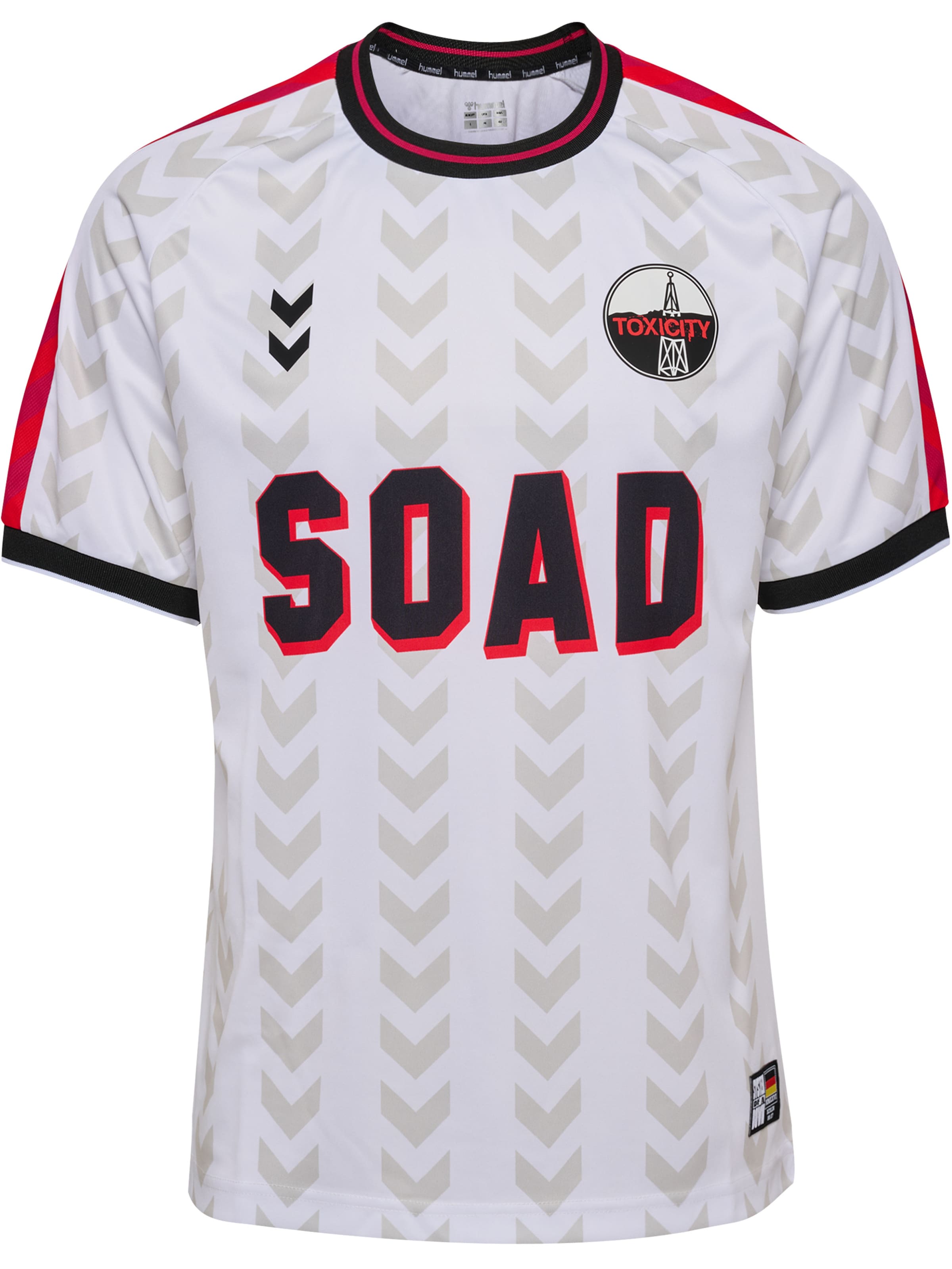 Hummel Functioneel shirt in Wit: voorkant