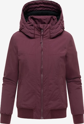 MARIKOO Winter jacket 'Mooni 16' in Red: front