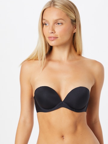 Hunkemöller Balconette BH in Zwart: voorkant