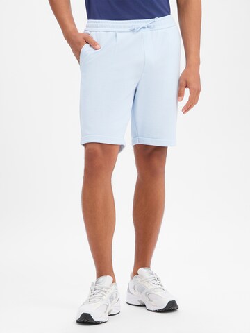 Regular Pantalon Nils Sundström en bleu : devant