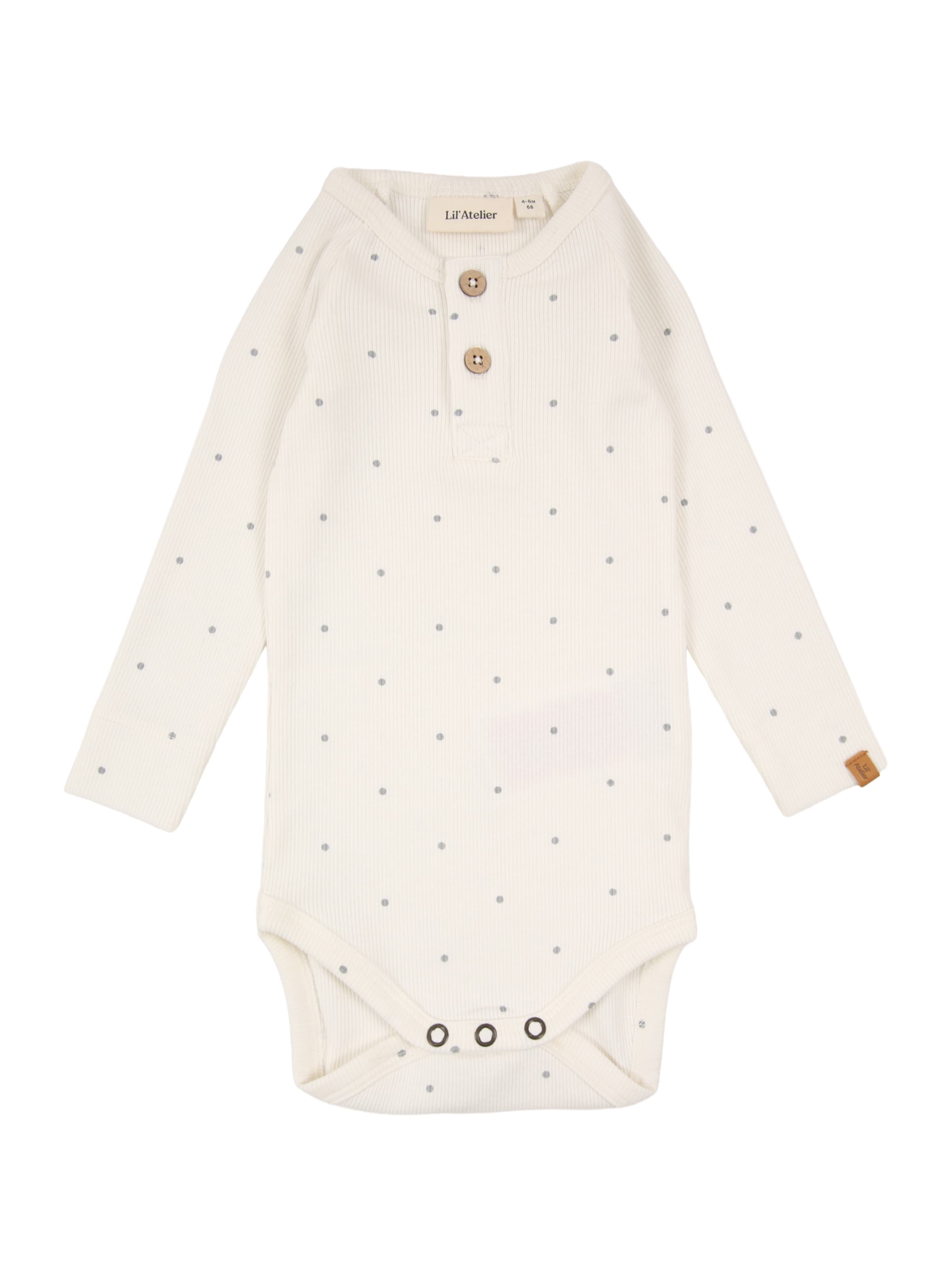 Salopetă/Body 'NBMGAGO' de la Lil'Atelier pe alb: față