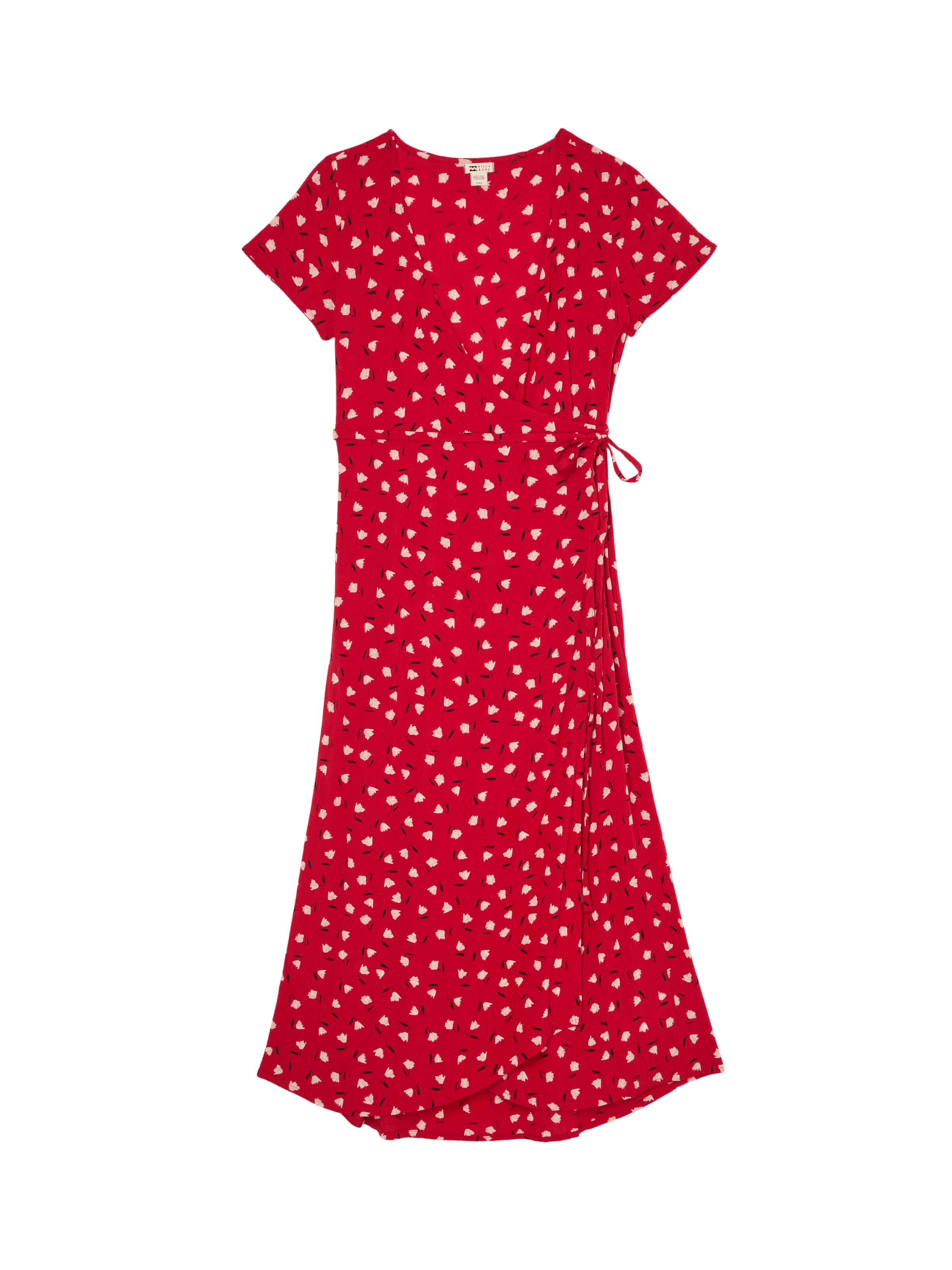 BILLABONG Summer Dress 'Wrap Me Up' in 40 in Ecru / Red / Black, Item view