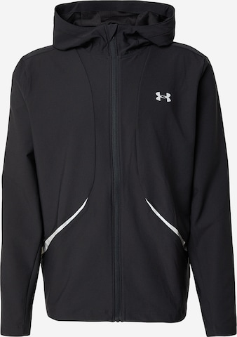 UNDER ARMOUR Urheilutakki 'Unstoppable' värissä musta: etupuoli