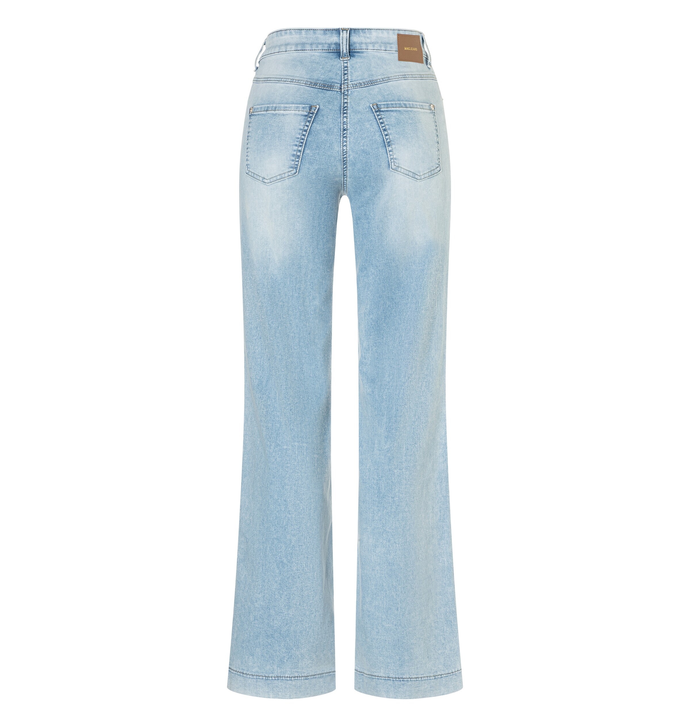 MAC Wide leg Jeans in Blauw